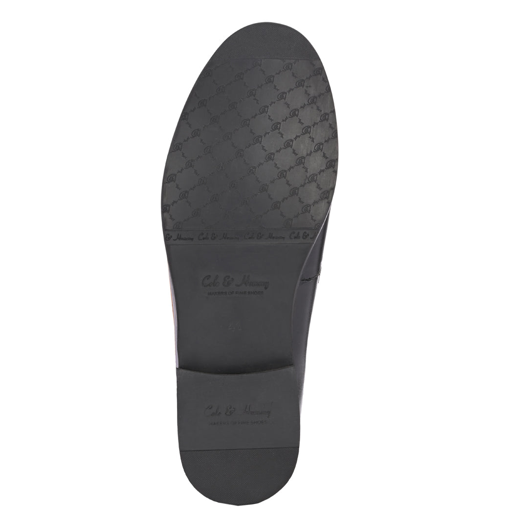Premium Handmade Leather Black Bally Loafers for Men