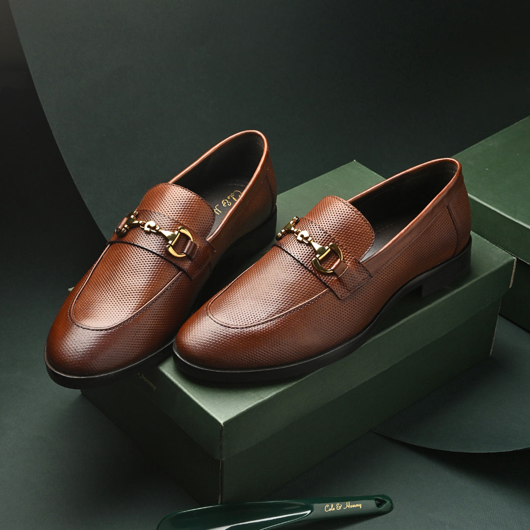 Men's Tan Crust Leather Loafer