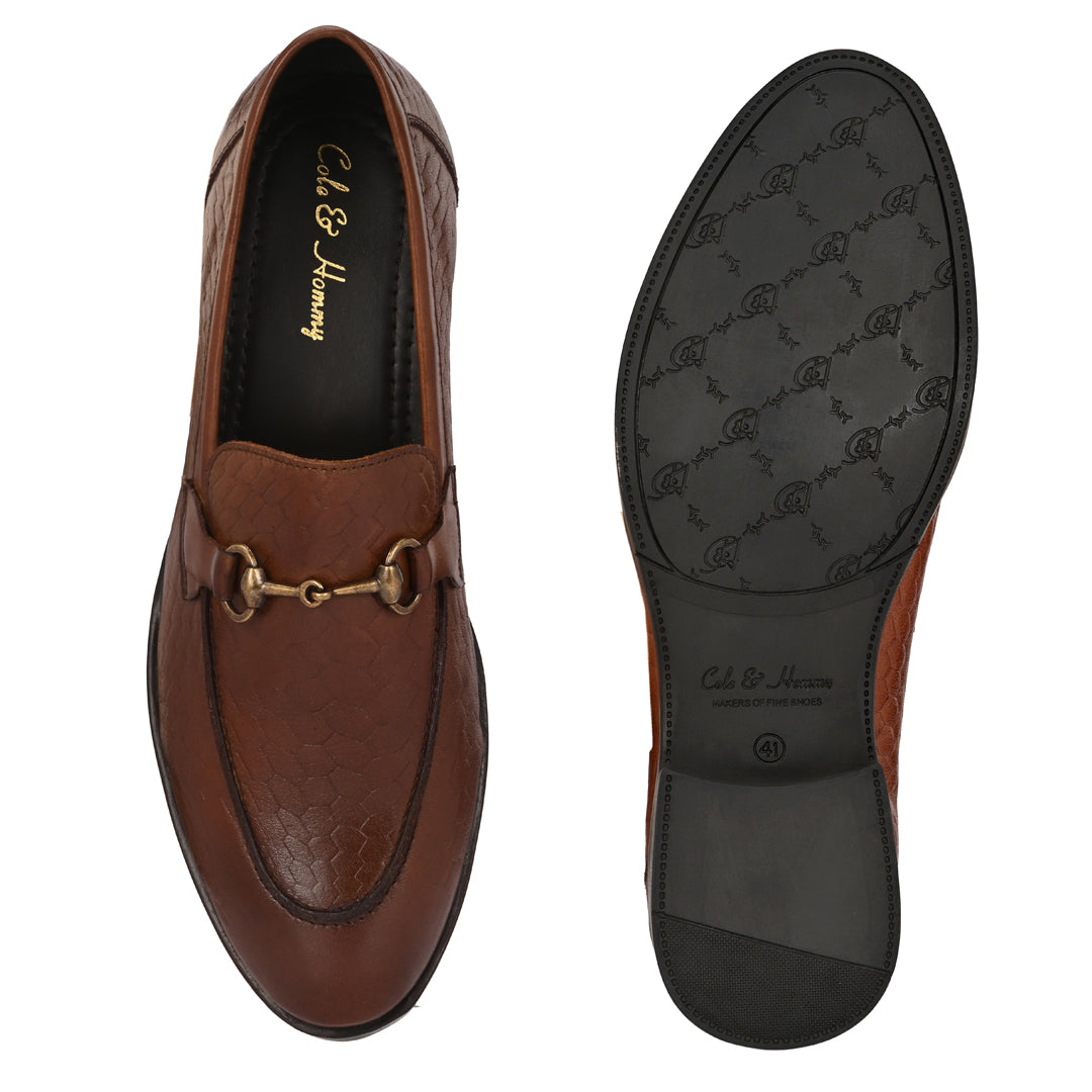 Tan Crust Leather Men's Premium Loafer