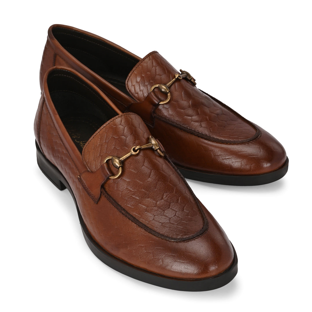 Tan Crust Leather Men's Premium Loafer