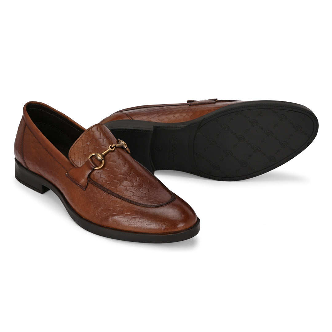 Tan Crust Leather Men's Premium Loafer