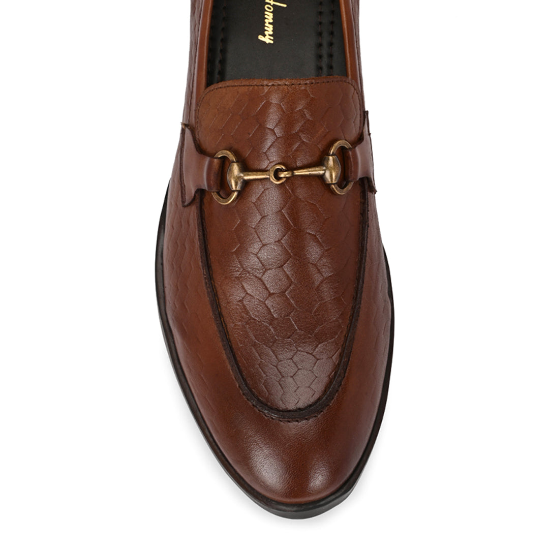 Tan Crust Leather Men's Premium Loafer