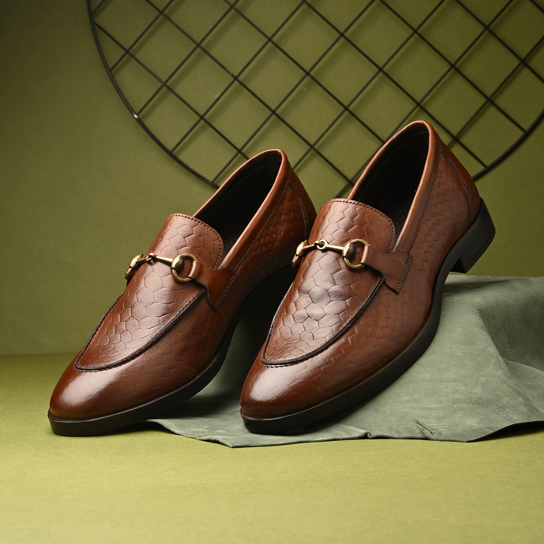 Tan Crust Leather Men's Premium Loafer