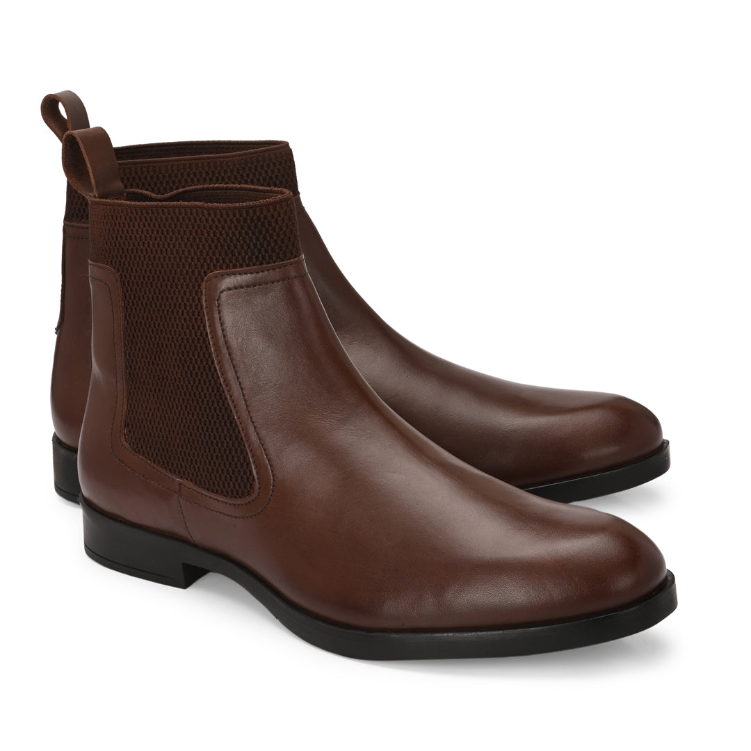 Premium Brown Chelsea Boots for Men