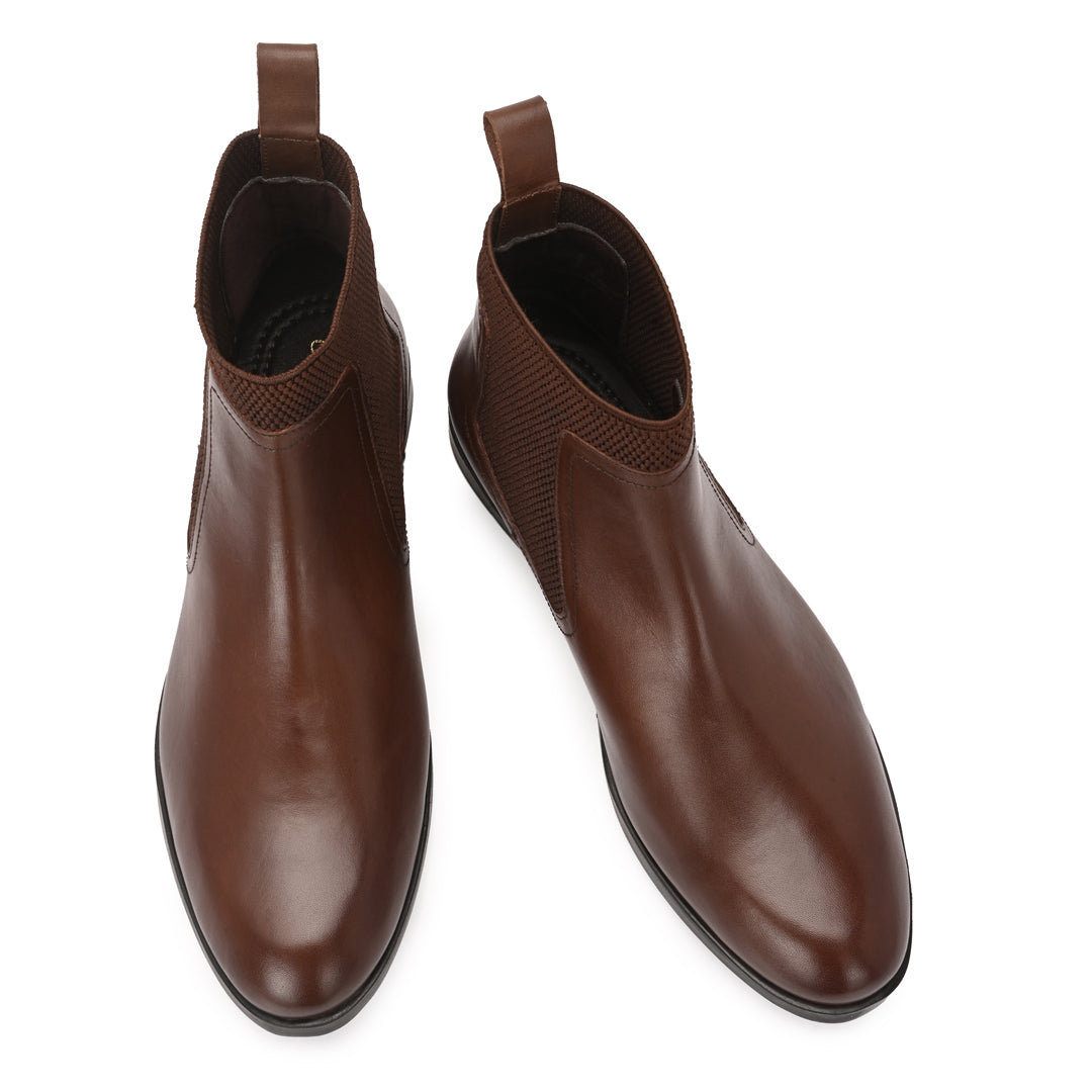 Premium Brown Chelsea Boots for Men