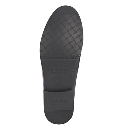 Premium Handmade Leather Black Bally Loafers for Men