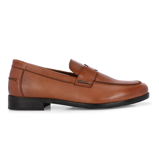 Premium Tan Leather Handmade Loafer for Men