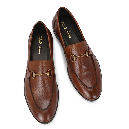 Tan Crust Leather Men's Premium Loafer