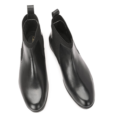 Premium Black Chelsea Boots for Men